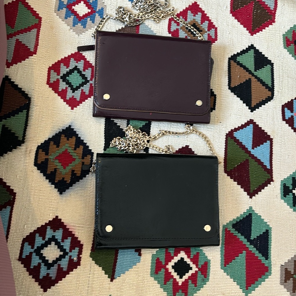 2 patent leather Nordstrom clutches for $20!